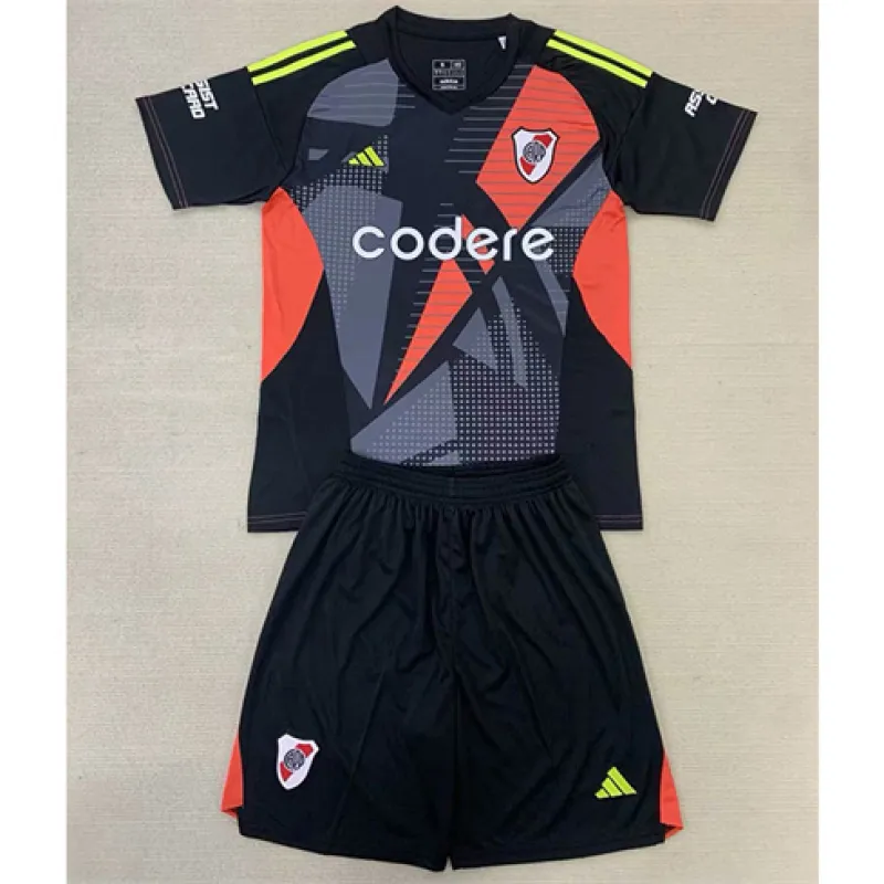 Camiseta de portero para niños de River Plate 2024/25 - Negra