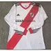 Camiseta de manga larga retro de campo de River Plate 2013/14 - Blanca
