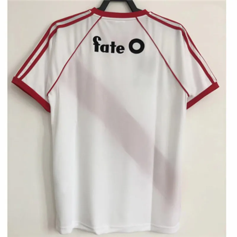 Maillot retro domicile de River Plate en 1986 - Blanc