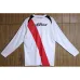 Maillot retro long-sleeved domicile de River Plate en 2009 - Blanc