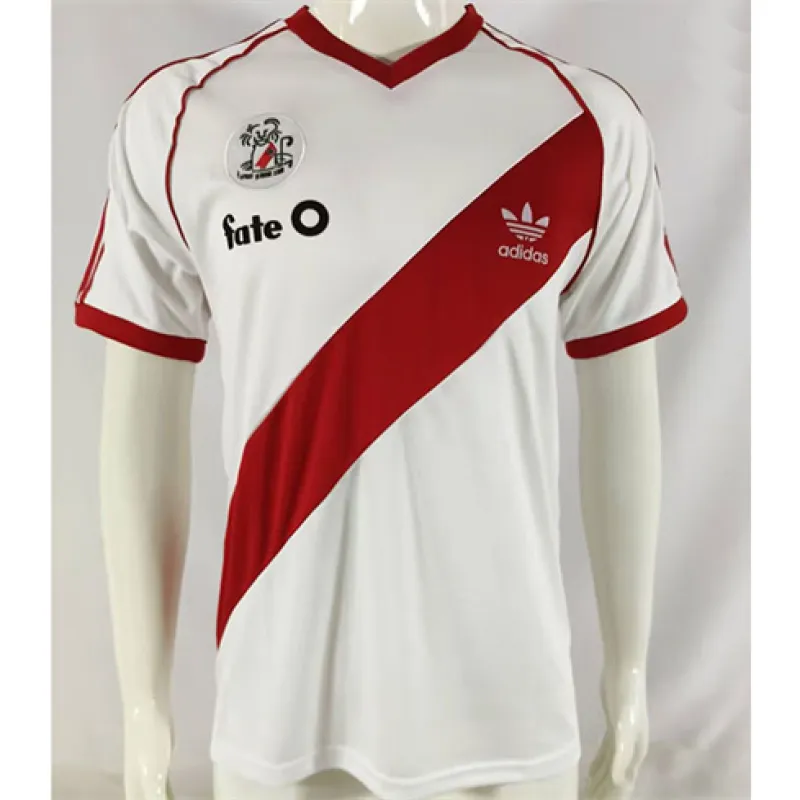 Maillot retro domicile de River Plate 1986/87 - Blanc