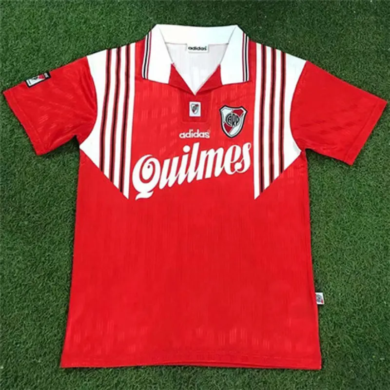 River Plate 1995/96 Auswärts-Retro-Trikot - Rot
