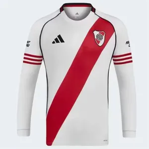River Plate 2025/26 Home Long Sleeve Jersey