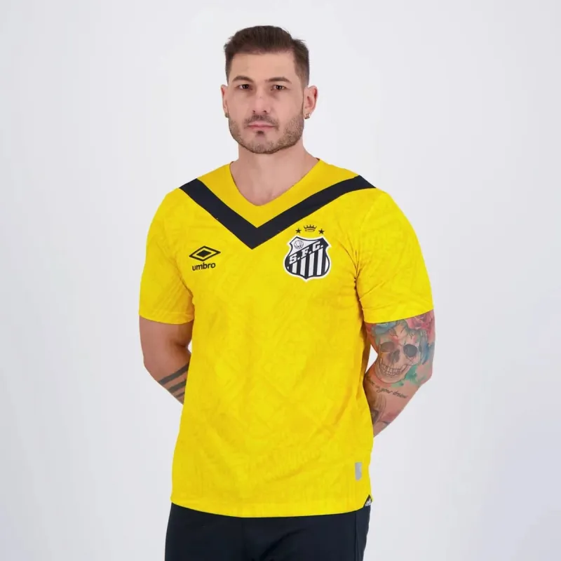 Camiseta tercera de visitante 2024/25 de Santos - Amarillo