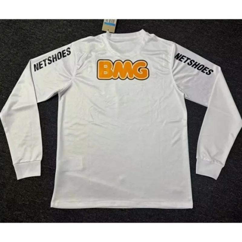 Santos 2011/12 Retro Home Long Sleeve Jersey - White