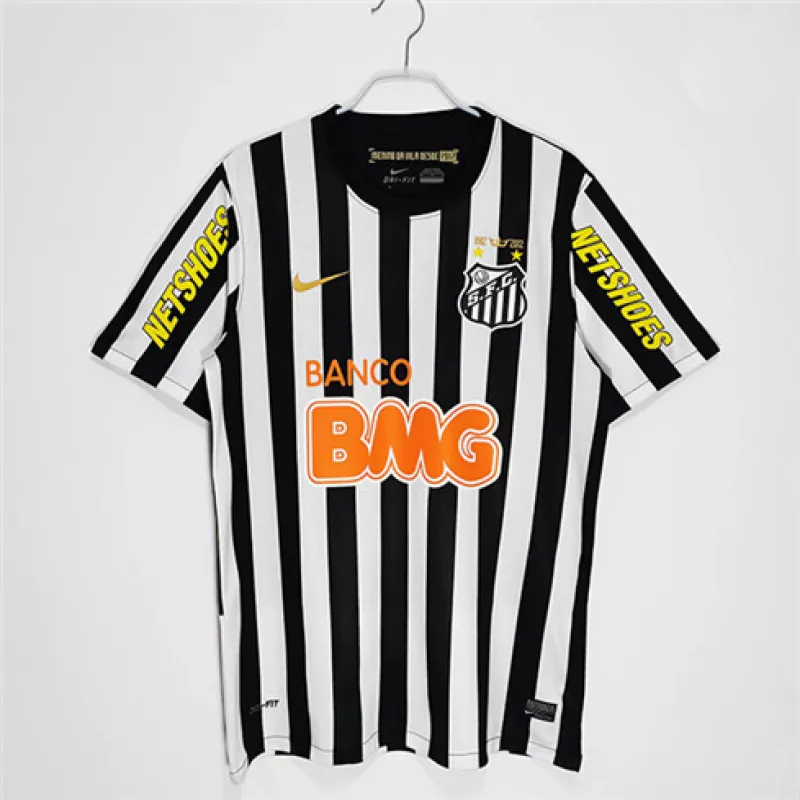 Santos 2013 Retro Auswärtshome - Schwarz