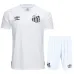 Maillot d'enfant + Short Santos 2025/26 domicile - Blanc