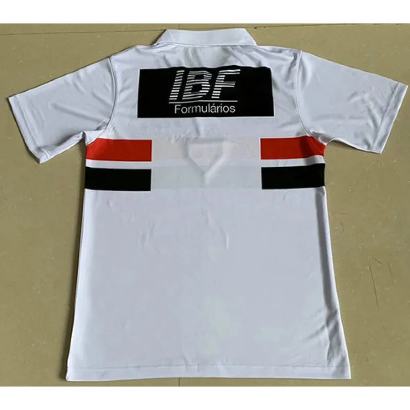 Maillot rétro domicile de São Paulo en 1991 - Blanc