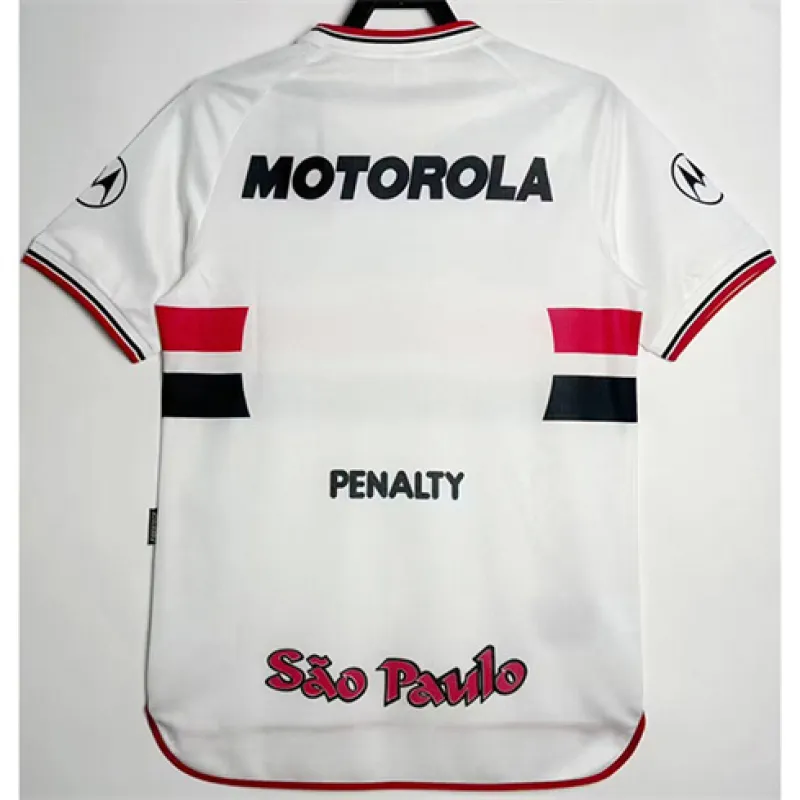 Maillot rétro domicile A de São Paulo en 2000 - Blanc