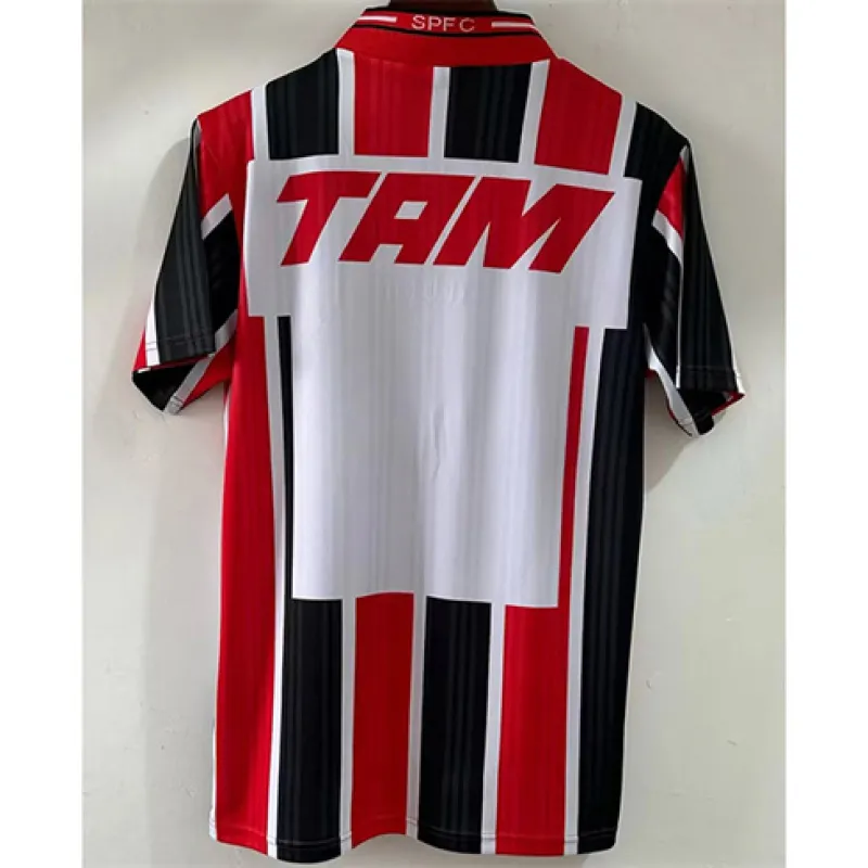 Maillot rétro extérieur de São Paulo en 1996 - Rouge