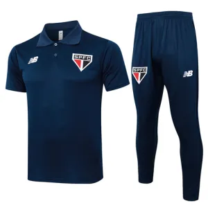 São Paulo 2024/25 Polo Shirt + Trousers - Blue