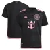 Inter Miami 2024/25 Auswärts-Kinder-Trikot - Schwarz
