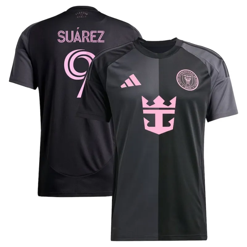 Maglia d'esterno di Luis Suárez di Inter Miami 2025/26 - Nera