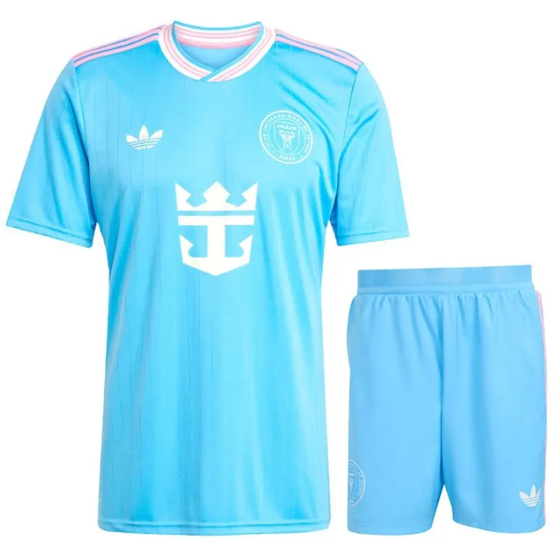 Inter Miami 2025/26 Kinder Dritttrikot Set blau