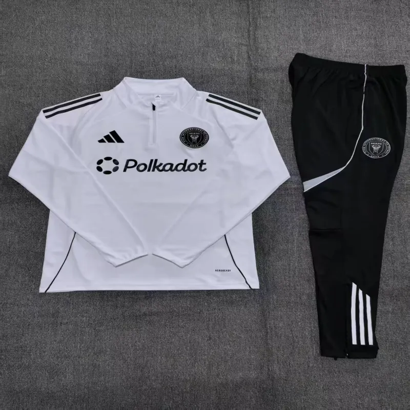 Inter Miami 2025/26 Ensemble Sport Enfant Blanc
