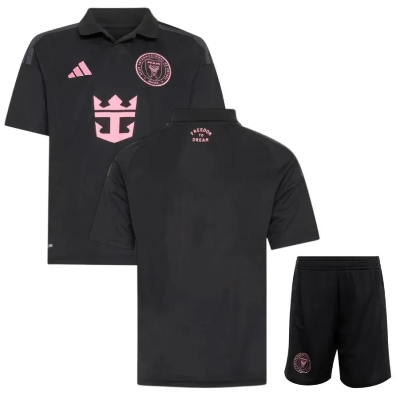 Conjunto Niño Visitante Inter Miami 2026/27 Negro