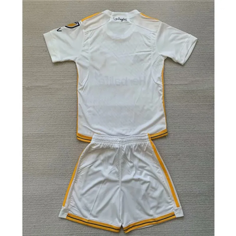 Camiseta local para niños de Los Angeles Galaxy 2024/25 - Blanca