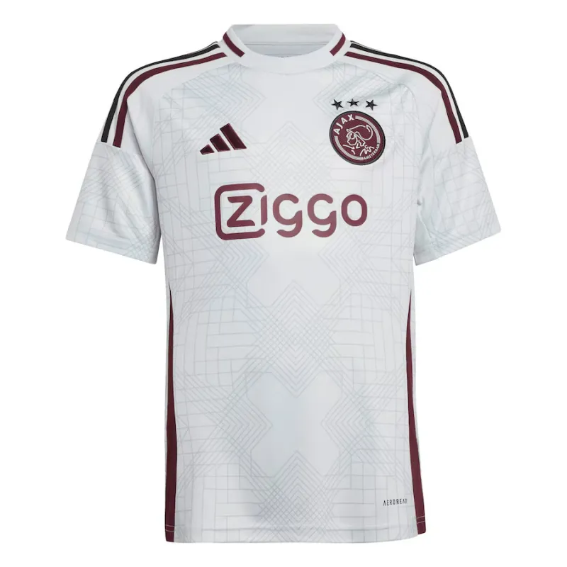 Terzo maglia per bambini di Ajax 2024/25 - Bianca
