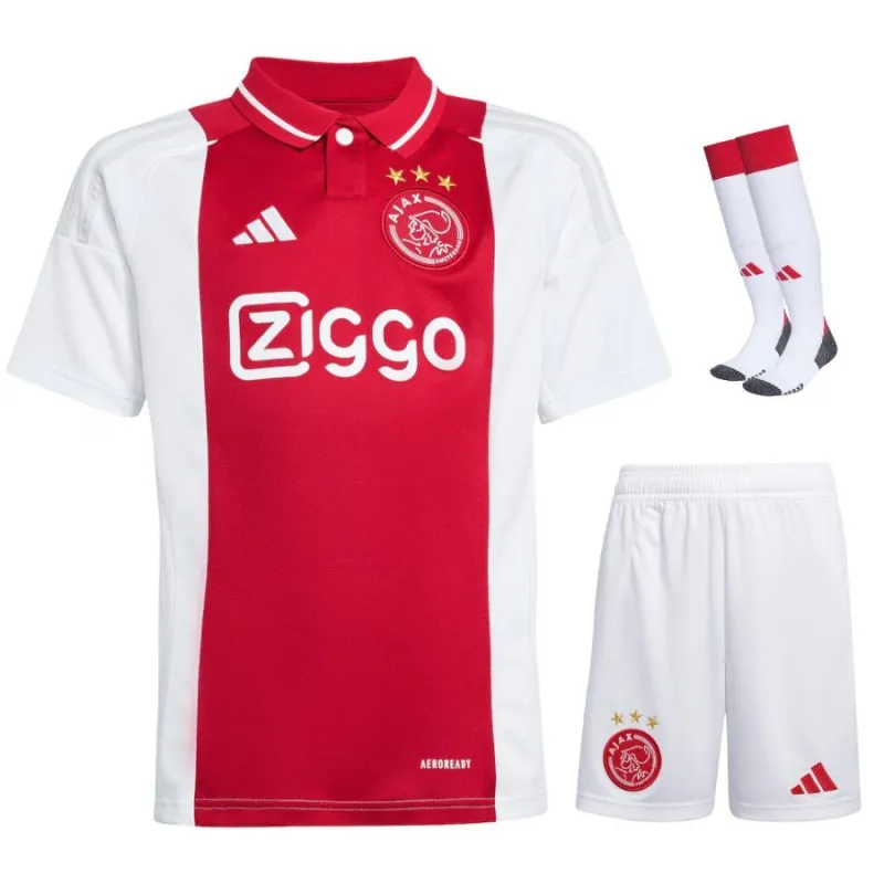 Ajax 2024/25 Home Kids' Jersey Set - Red
