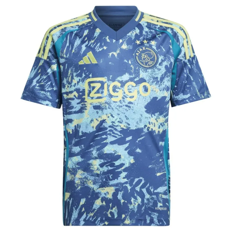 Ajax 2024/25 Away Kids' Jersey Set - Blue