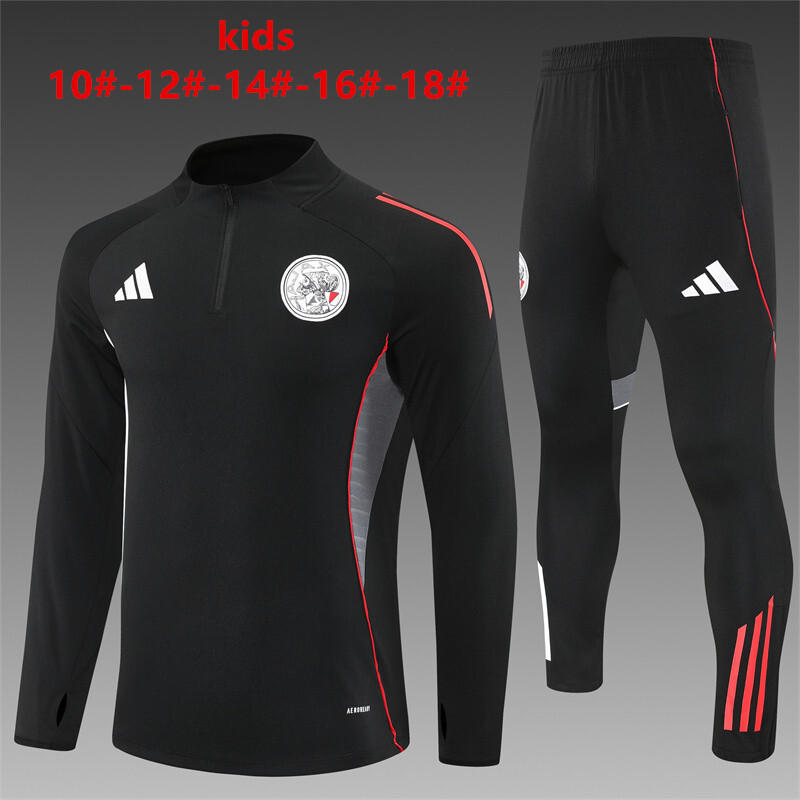Ajax 2025/26 Conjunto Deportivo Infantil Negro