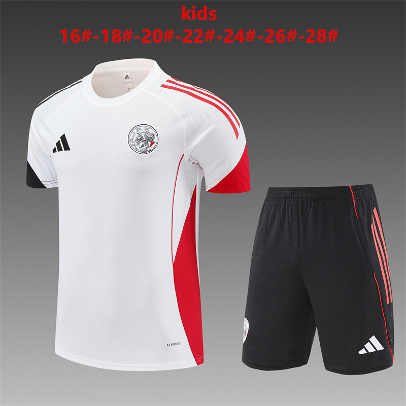 Ajax 2025/26 Kids Training Set white
