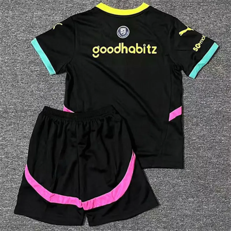 Maillot d'extérieur 2024/25 pour enfants du PSV Eindhoven - Noir