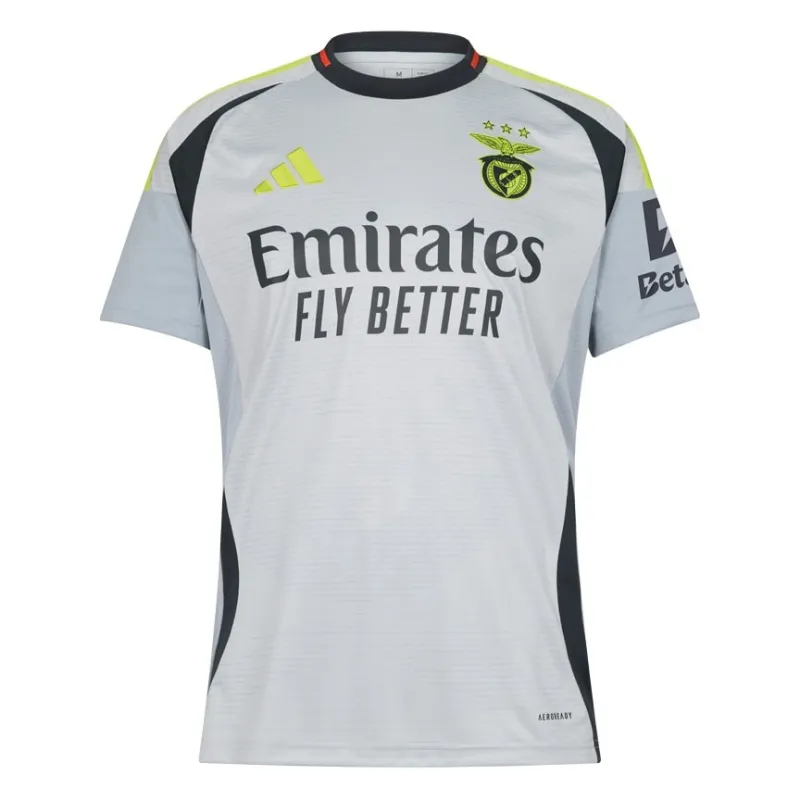 Benfica 2024/25 Third Player Jersey - Gray