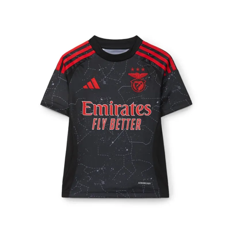 Benfica 2024/25 Auswärtstri kot - Kinderversion - Schwarz