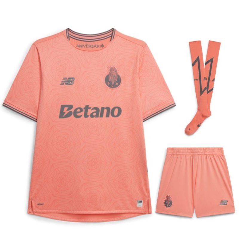 FC Porto 2025/26 Kids' Away Jersey Set - Pink
