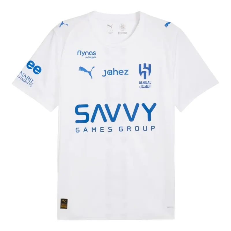 Al Hilal 2025/26 Away Kids' Jersey - White