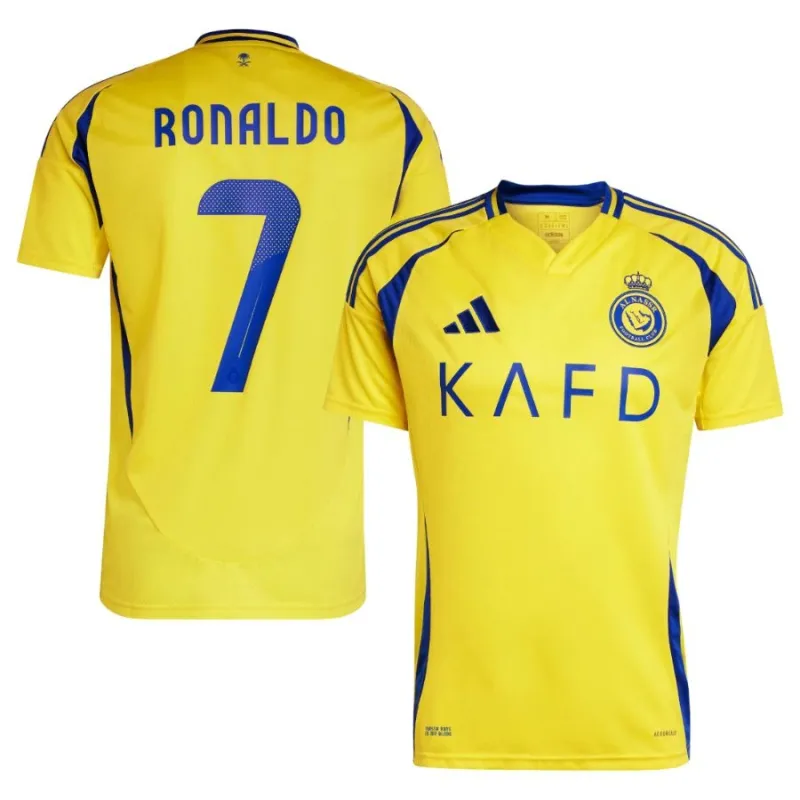 Cristiano Ronaldos Al Nassr 2024/25 Heimtrikot Nr.7 - Gelb
