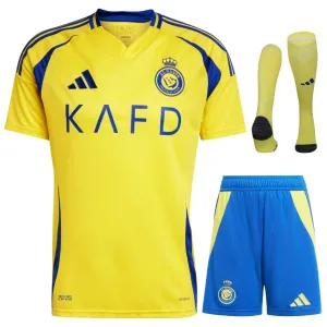 Al - Nassr 2024/25 Home Kids' Jersey Set - Yellow
