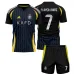 Set di maglia per bambini di trasferta di Al - Nassr 2024/25 - Nera