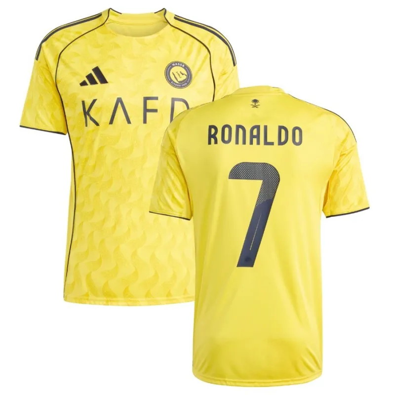 Al Nassr RONALDO Maglia Casalinga 2025/26 - Gialla