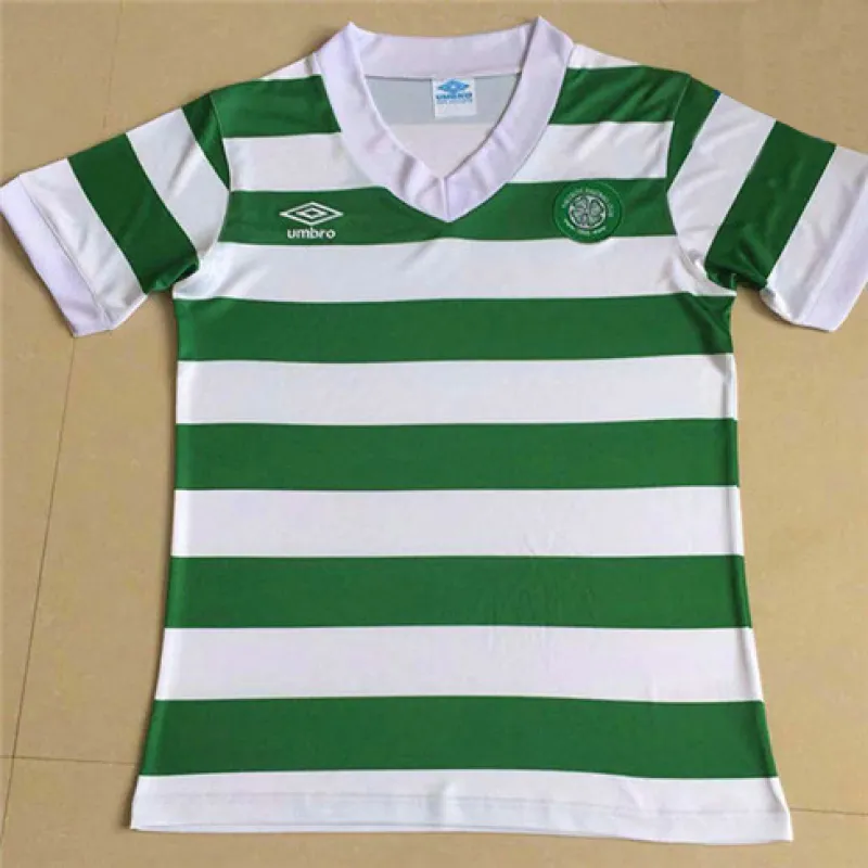 Celtic 1980 Heimretro Trikot - Weiß/Grün
