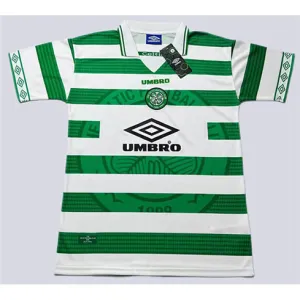 Boston Celtics 1997-99 maillot domicile rétro blanc vert