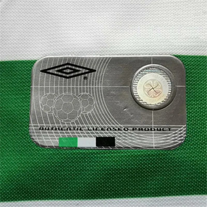 Camisa retro de casa de Celtic 2001-03 - Blanca/Verde