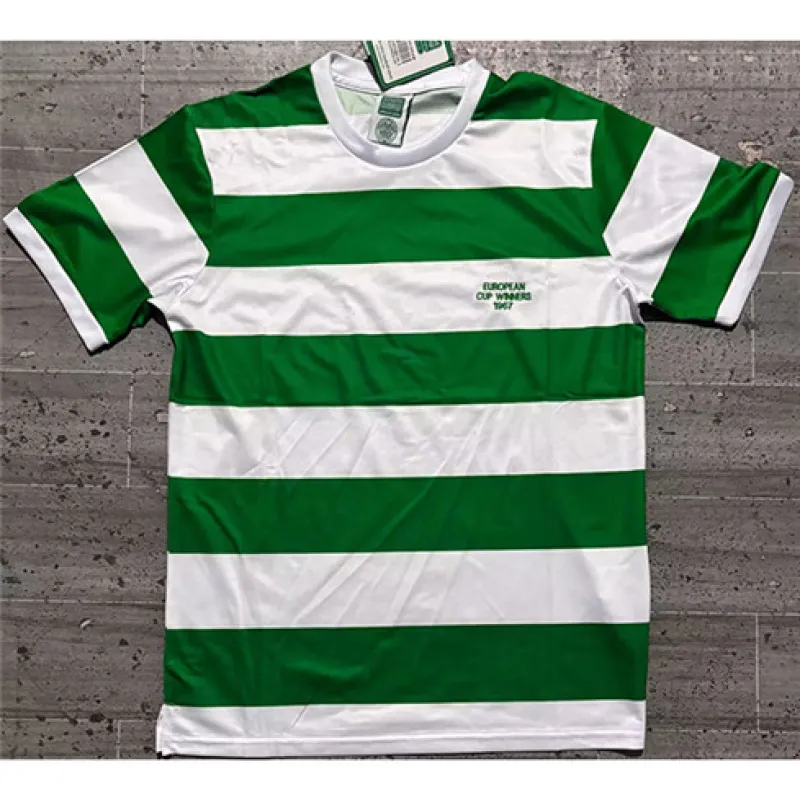 Maglia retro di casa di Celtic 1966/67 - Bianca/Verde