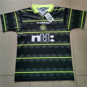 Celtic 1999/00 Away Retro Jersey - Black
