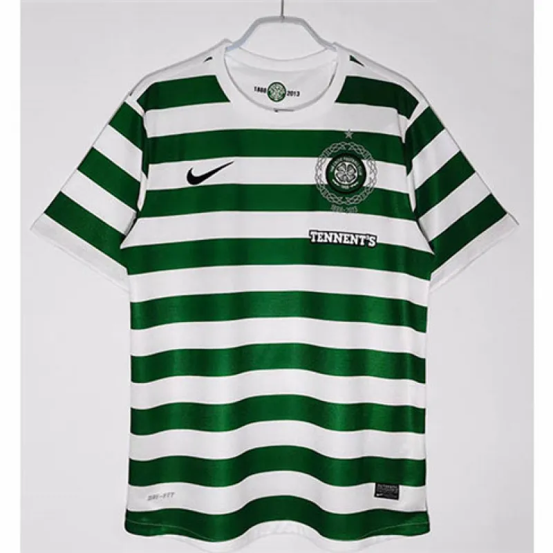 Maglia retro di casa di Celtic 2012/13 - Bianca/Verde