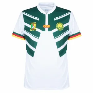 The away jersey of the Cameroon national team in the 2022 World Cup, white.