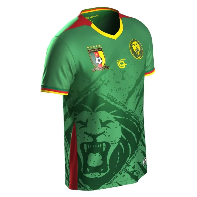 Kamerun Kinder 2025/26 Heimtrikot - Grün