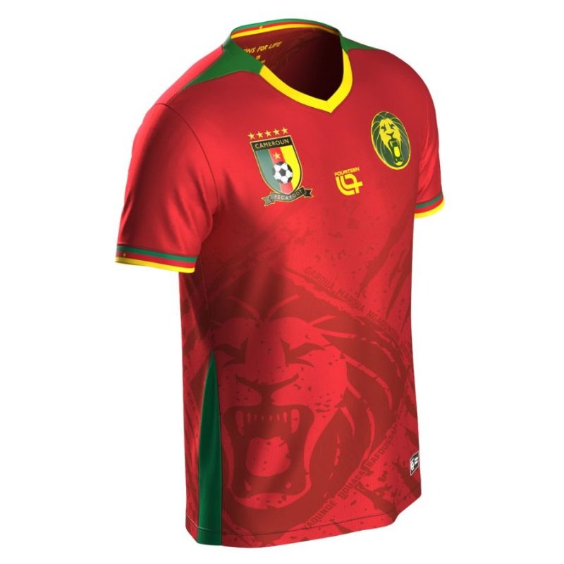 Camerun Bambini 2025/26 Kit di trasferta - Rosso