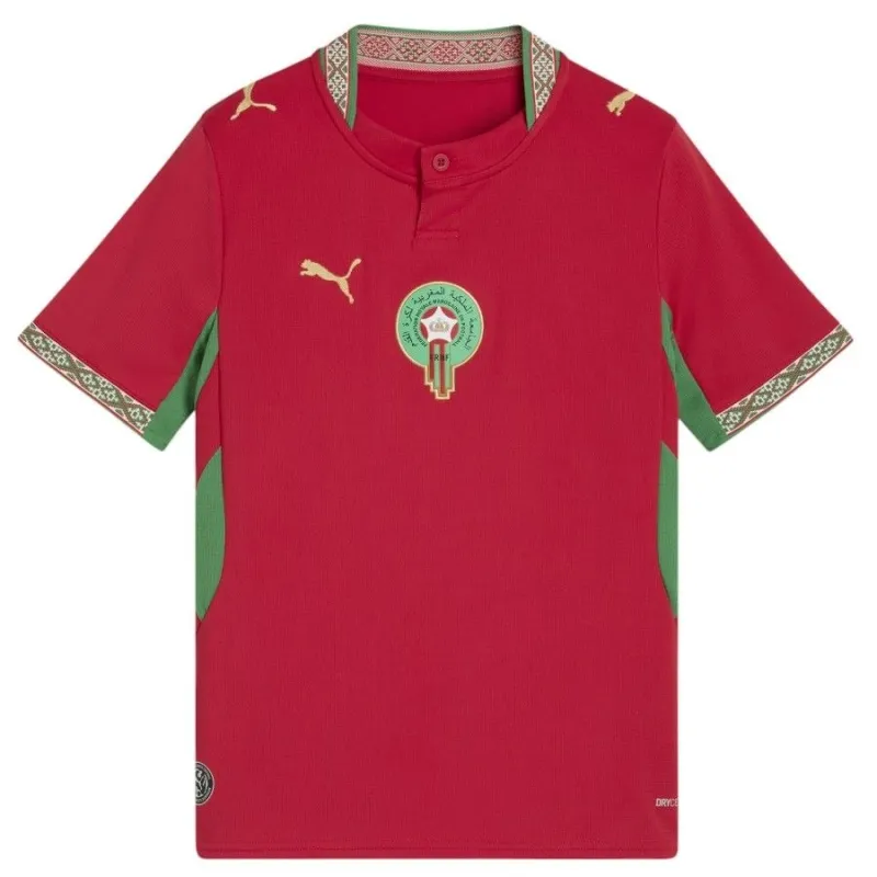 Morocco 2026 World Cup Home Kids Jersey Red