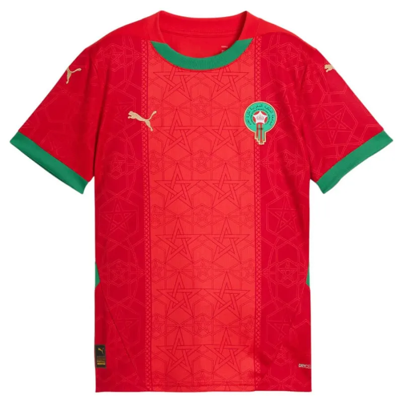 Morocco 2024/25 Home Kids Replica Jersey - Red