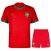 Morocco Kids' 2026/27 Home Kit - Red