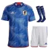 Squadra Nazionale Giappone 2022/23 Maglia Casa Replica Ragazza - Blu