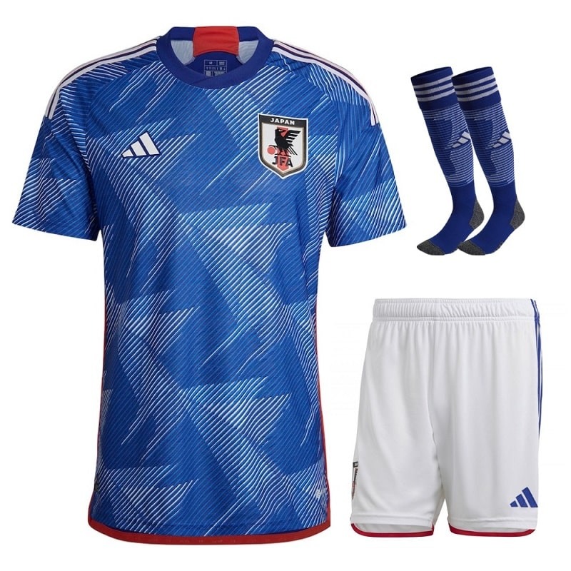 Squadra Nazionale Giappone 2022/23 Maglia Casa Replica Ragazza - Blu