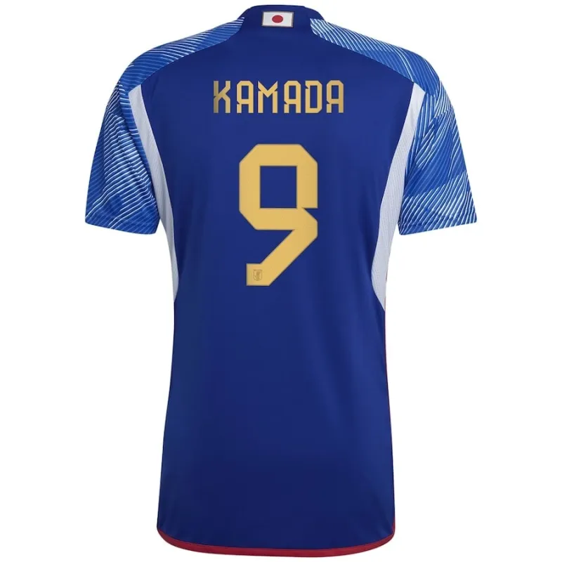 Japan National Team 2022 World Cup Home Jersey - Kamada - Blue